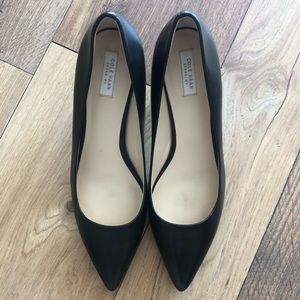 Cole Haan genuine leather low heeled pumps